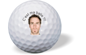 Balle de golf avec photo